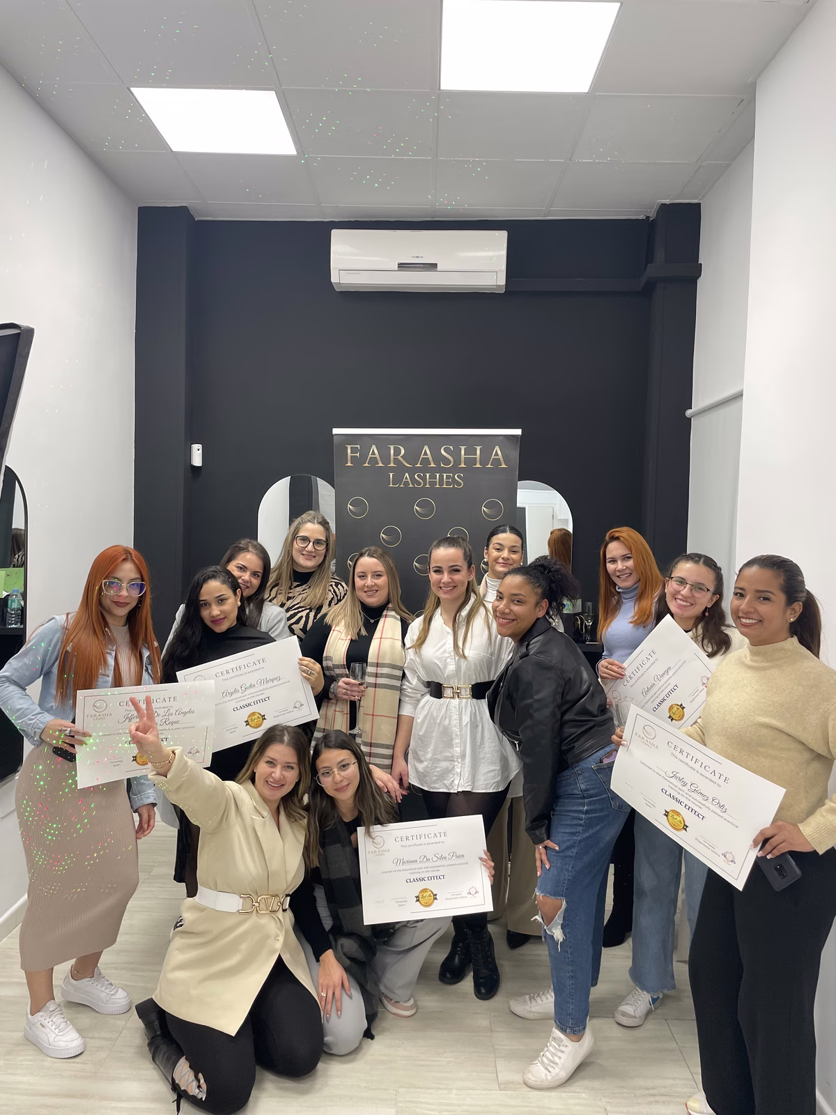 Resultado de extensiones de pestañas